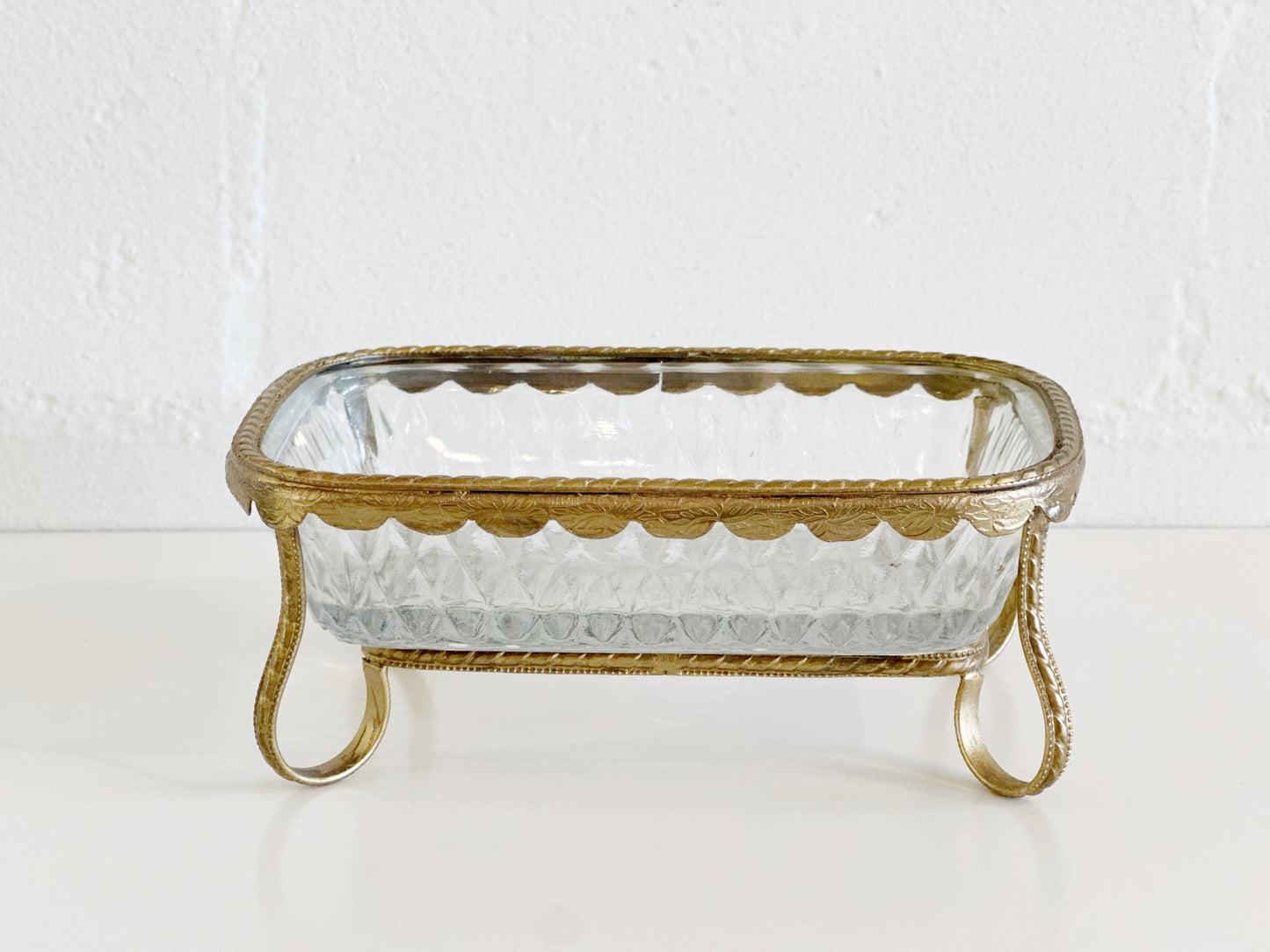 Antique Gold Soap Dish