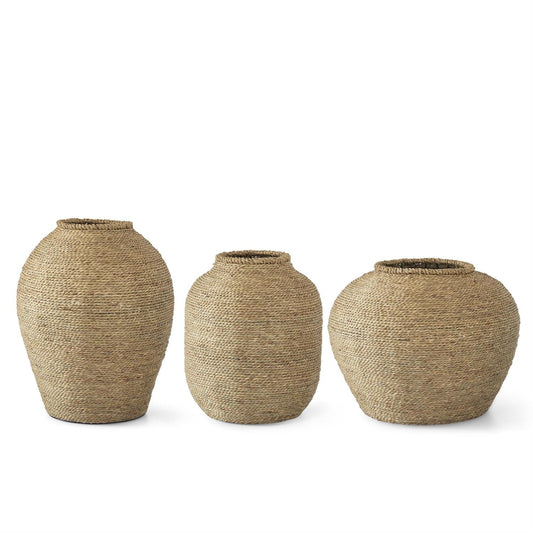 X Large Woven Grass Vases