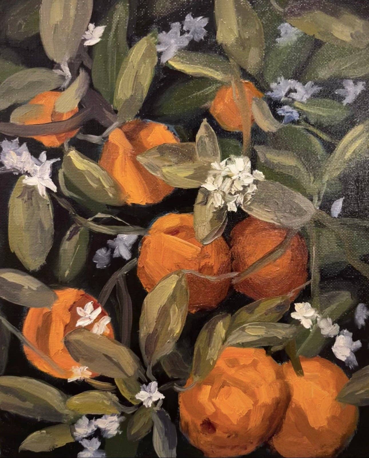 "Orange Blossoms" Print: 8x10