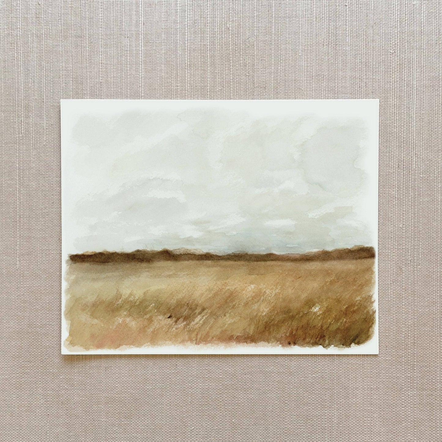 Solitude - Watercolor Giclée Paper Print: 5 x 7"
