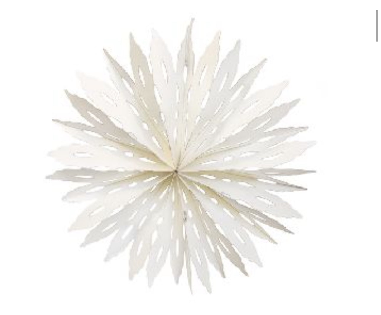 Paper Snowflake Ornament