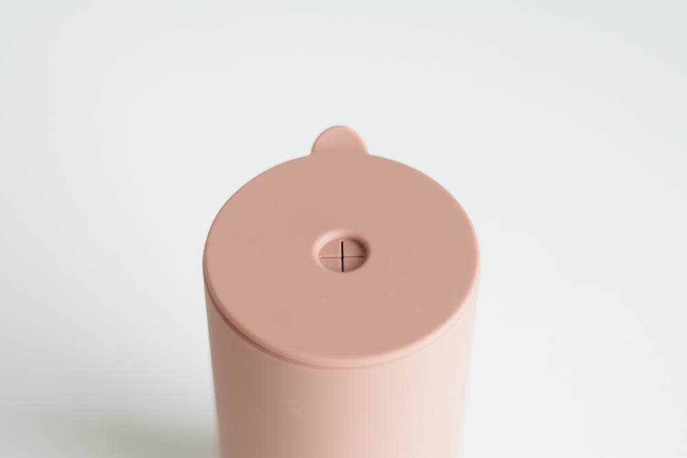 Kid Silicone Straw Cups: Sand