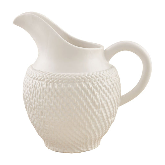 Woven Stoneware Pitcher