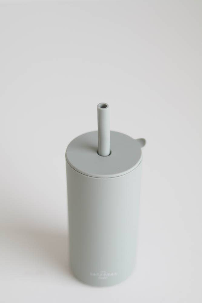 Kid Silicone Straw Cups: Cloud