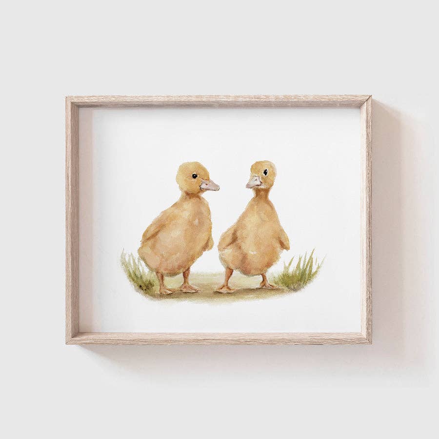 Ducklings Art Print: Landscape (horizontal) / 5 x 7"