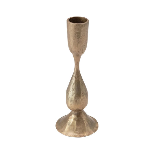 Hand-Forged Brass Taper Holder