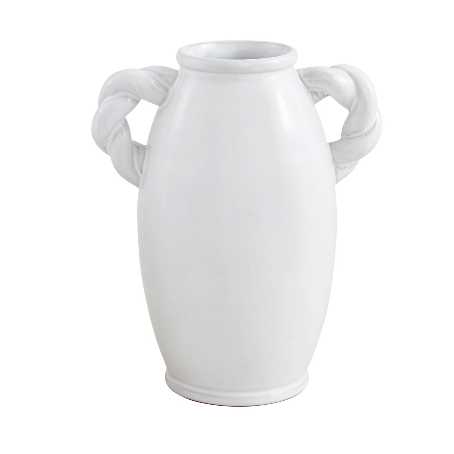 Large Twisted Ceramic Vase