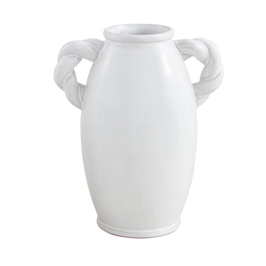 Large Twisted Ceramic Vase