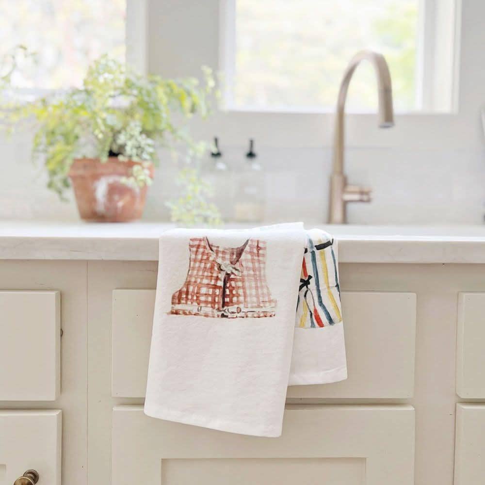 Boat coats cotton flour sack tea towel