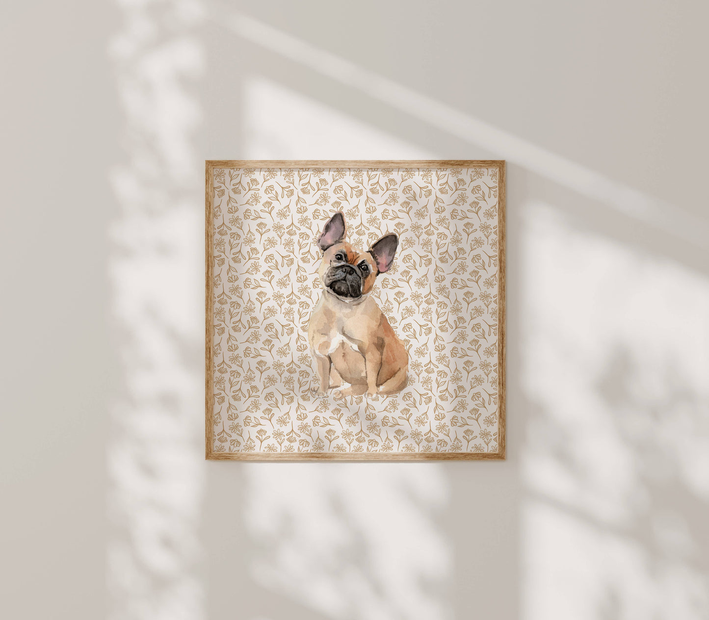 French Bulldog Art Print: 5" x 7" (vertical)