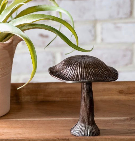 ANTIQUE BRONZE MUSHROOM