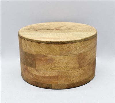 Wooden box with lid