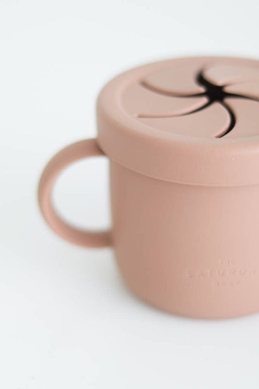 Silicone Snack Cup: Coral