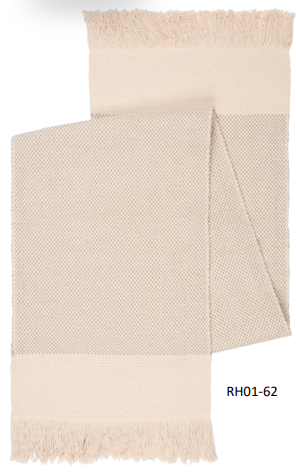 Basket Weave Table Runner - Taupe - 60" L