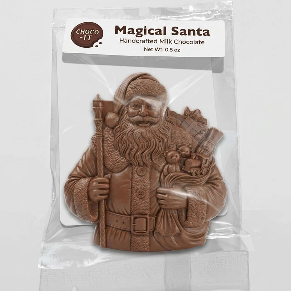 Premium Chocolate Santa Bites: Milk Chocolate