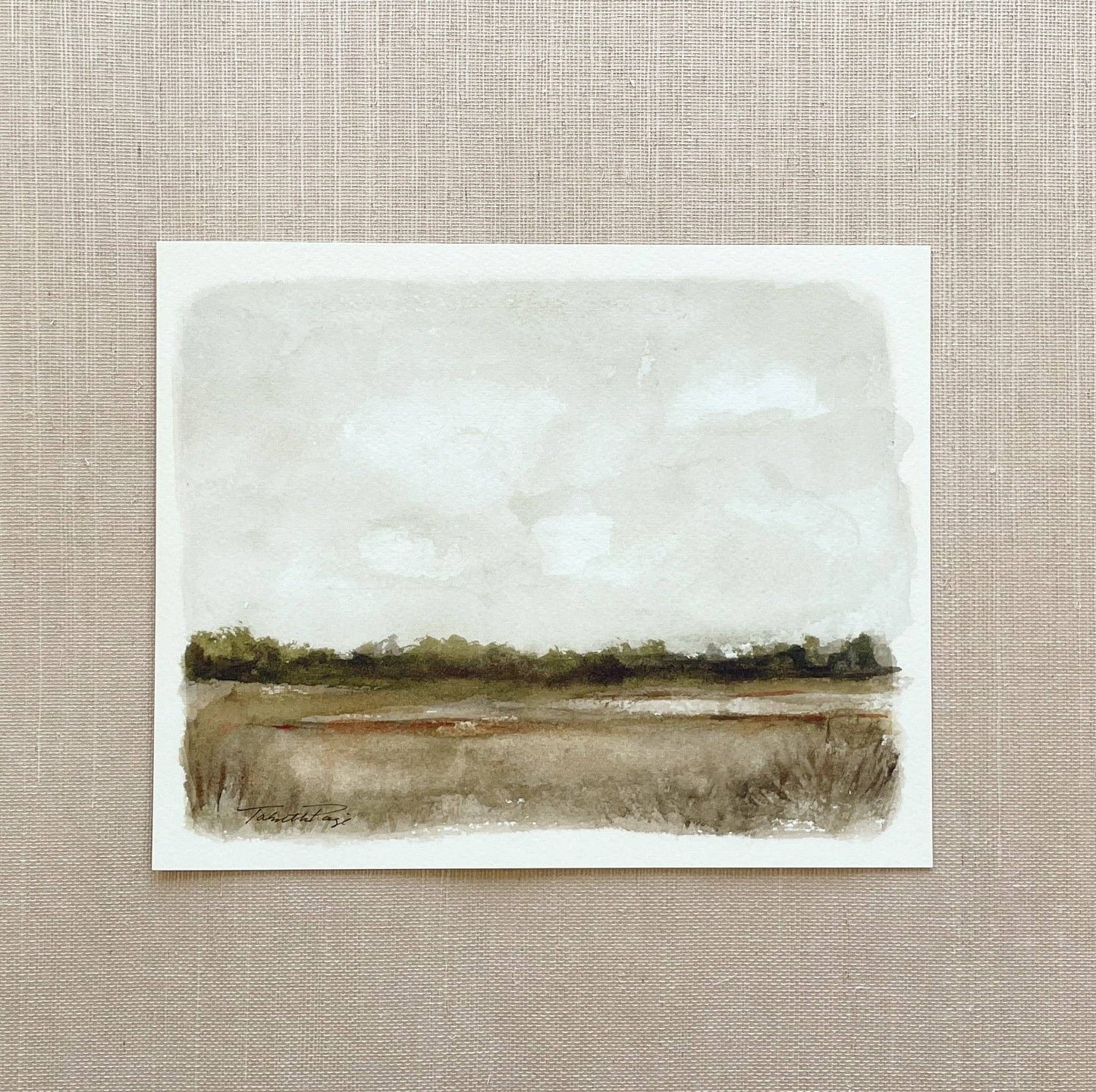 Take Me Home Vol. VI - Watercolor Giclée Paper Print: 5 x 7"