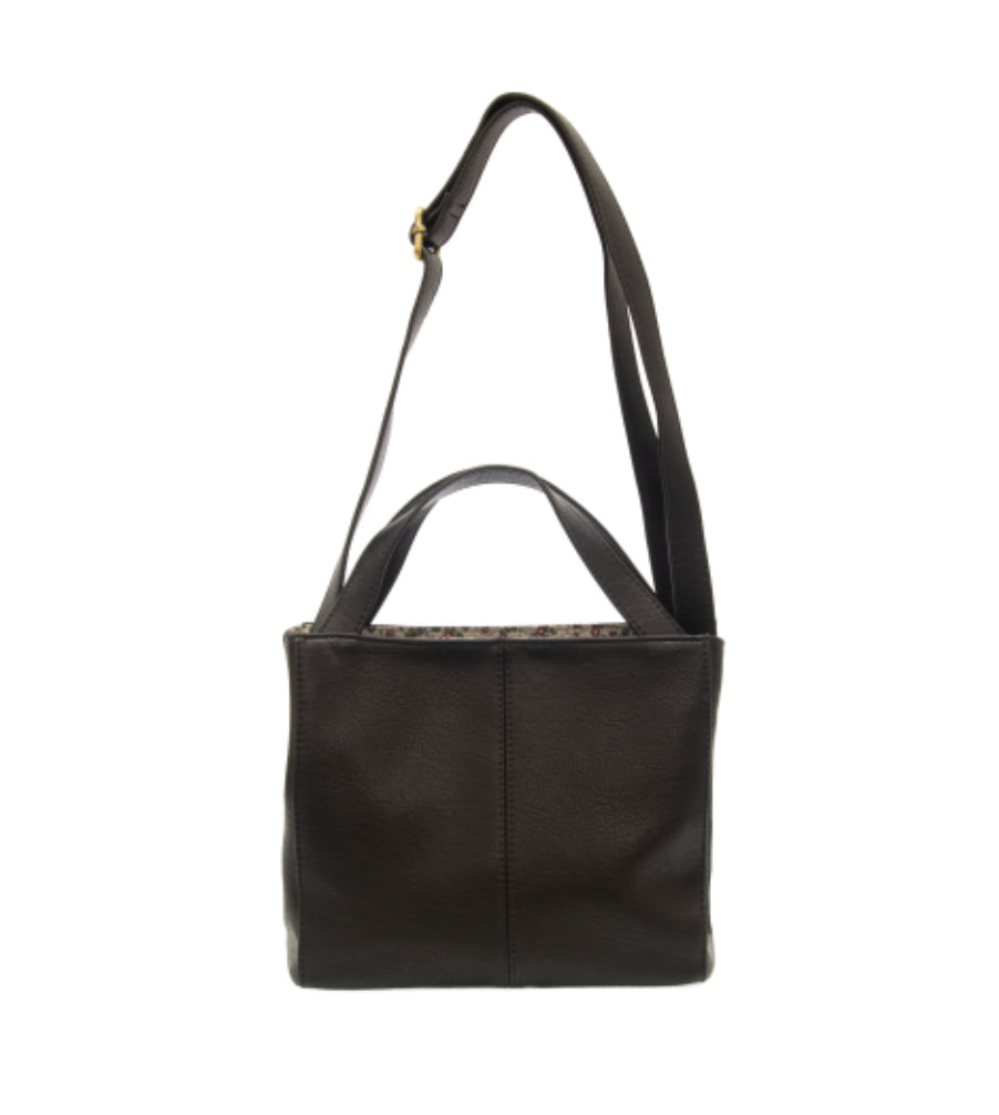Black Brandi Convertible Crossbody Handbag