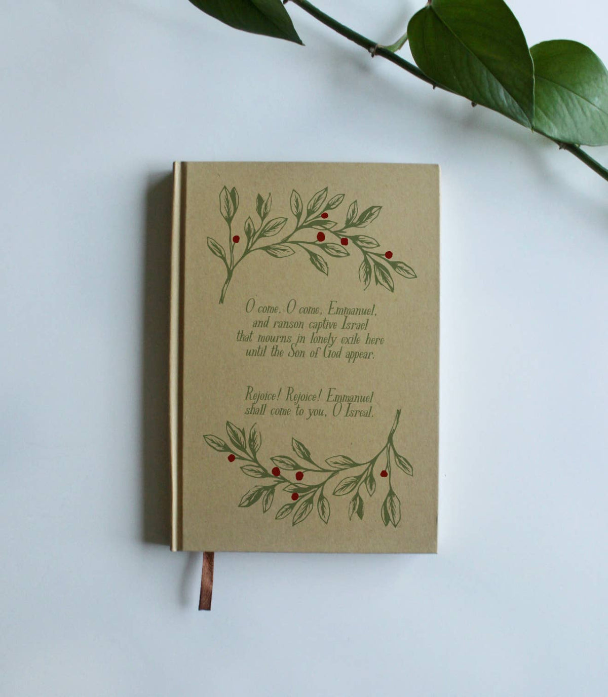 O Come, O Come Emmanuel | Christmas Hymn Hardcover Journal