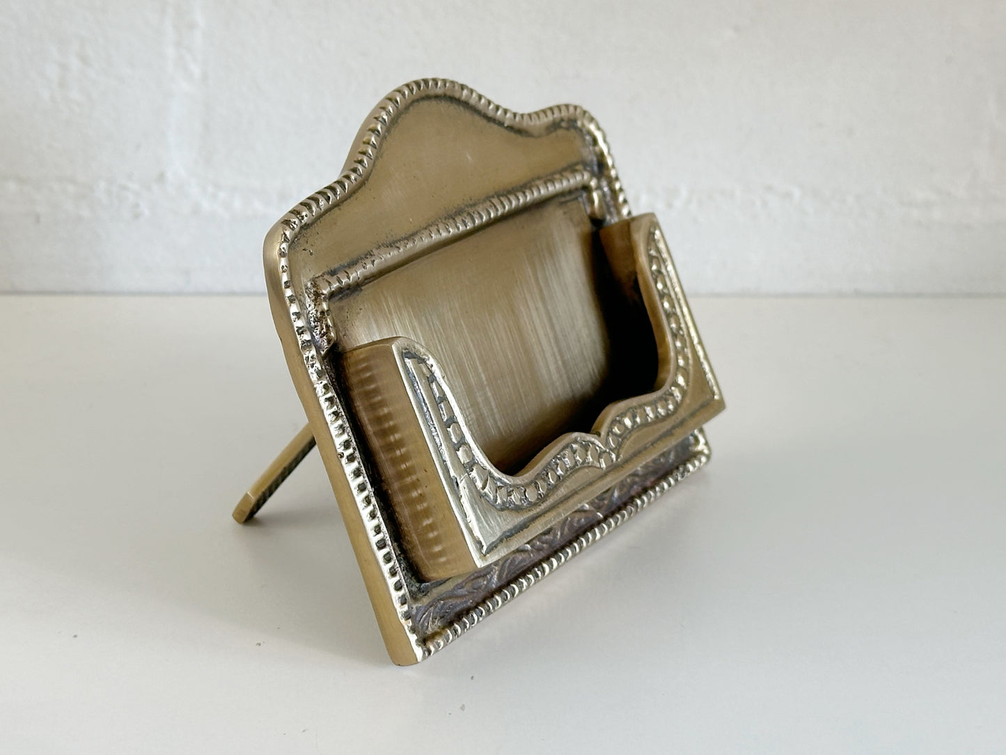 Brass Card Holder