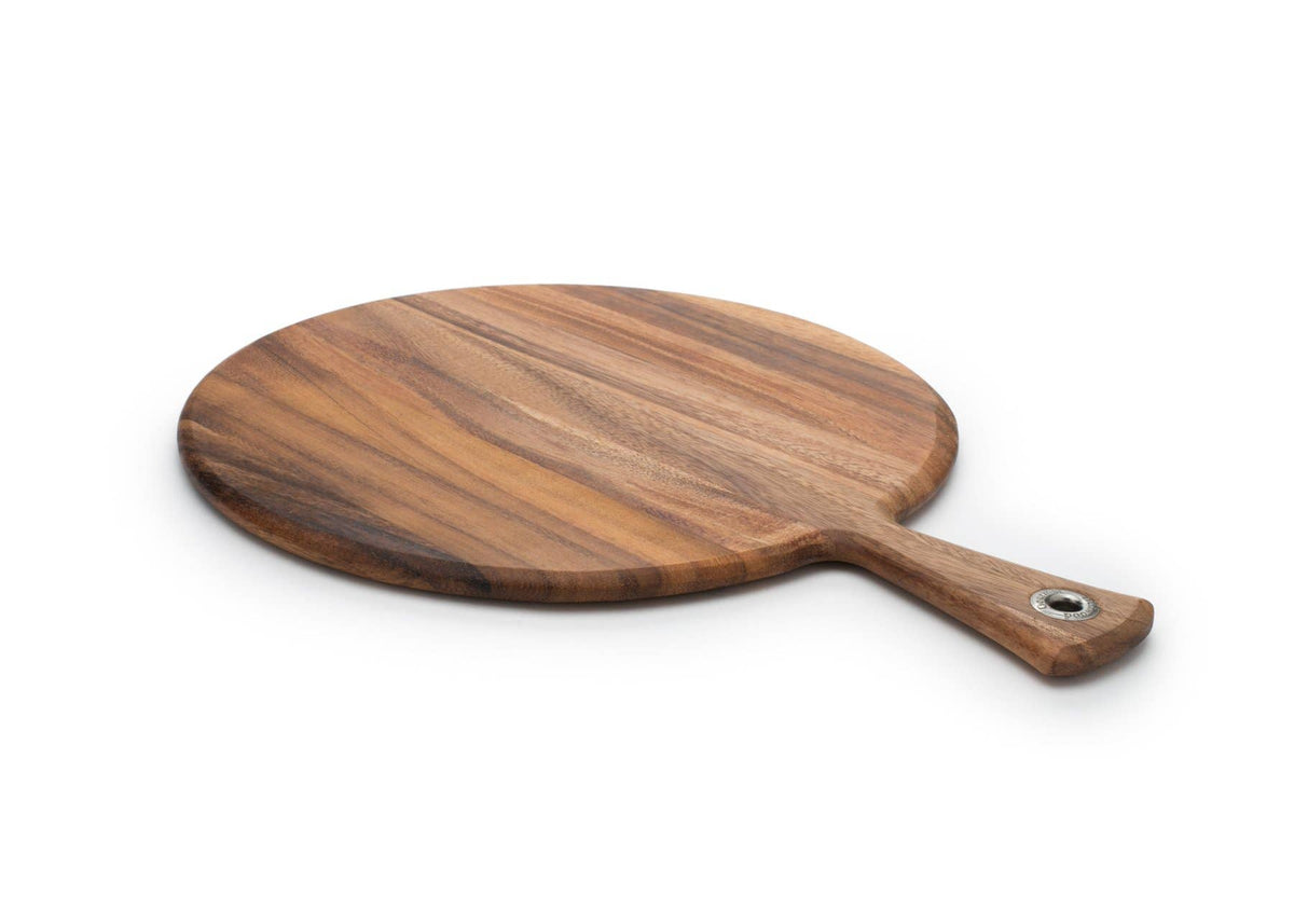 Ironwood Round Provencale Paddle Board, Acacia, 12" x 16"