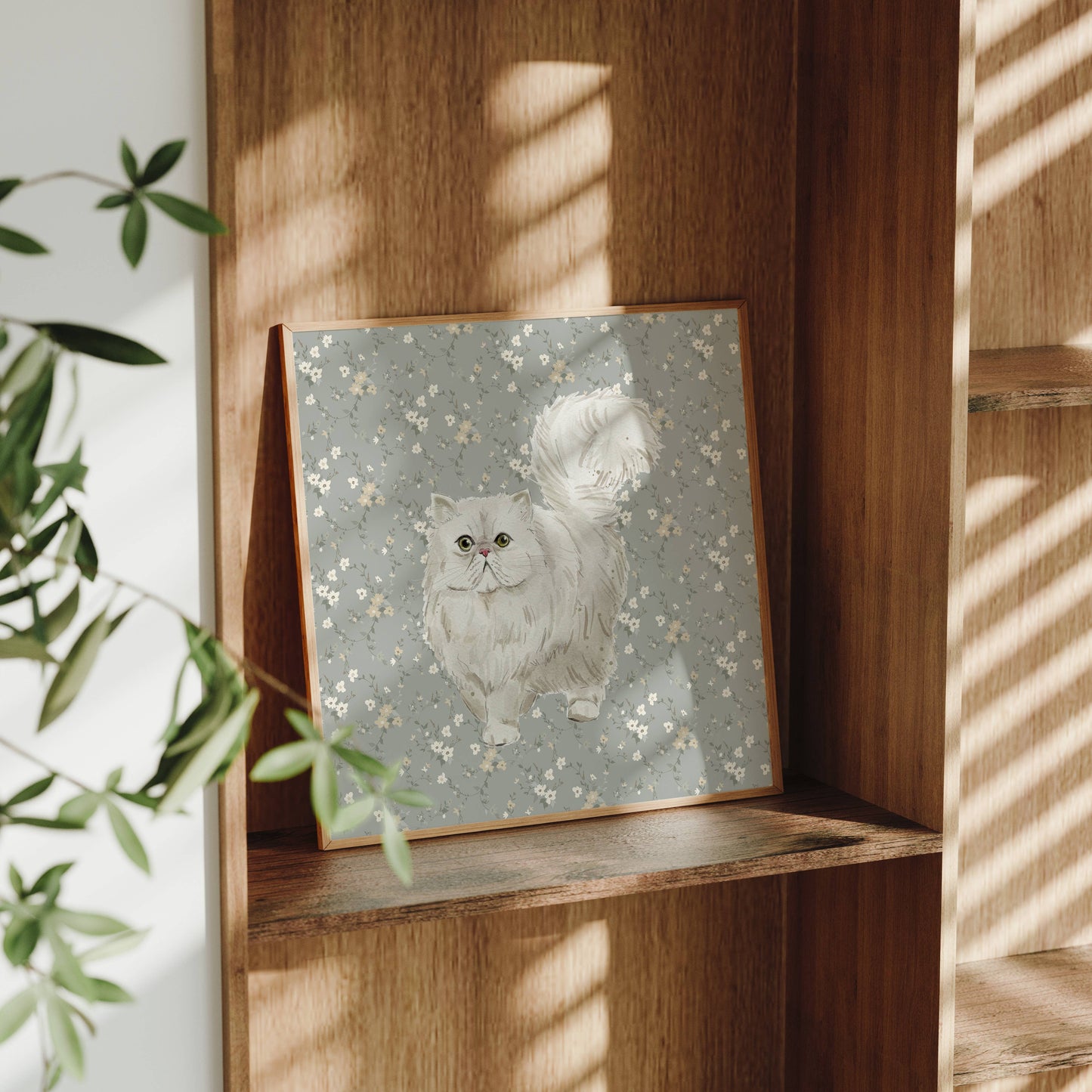 Persian Cat Art Print: 8" x 10" (vertical)