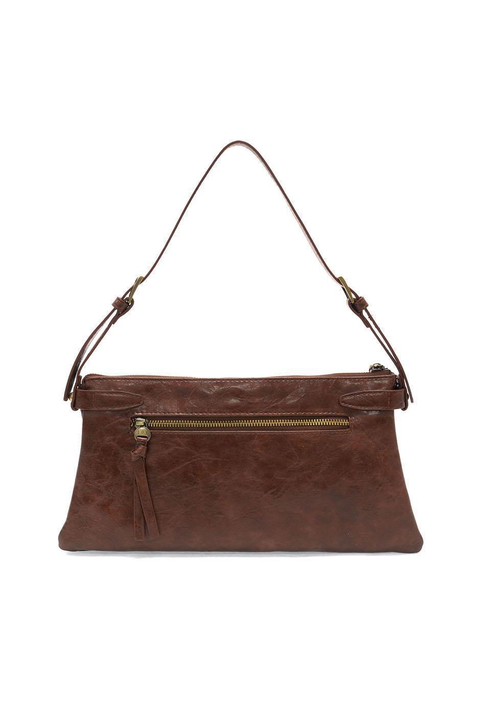 Eve Trapeze Shoulder Bag - Saddle