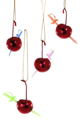 COCKTAIL CHERRY ORNAMENT