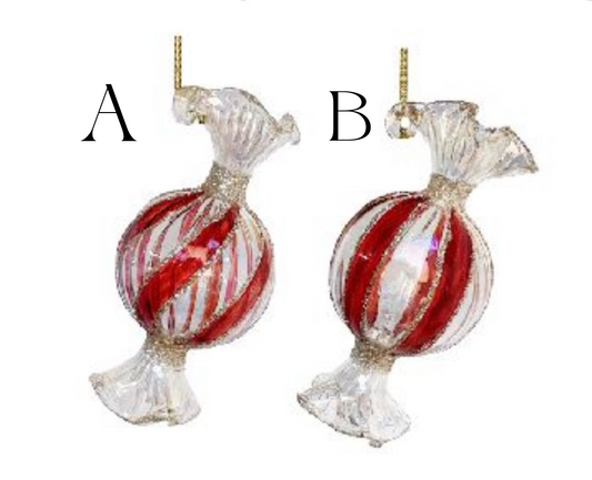 Glass Candy Ornament