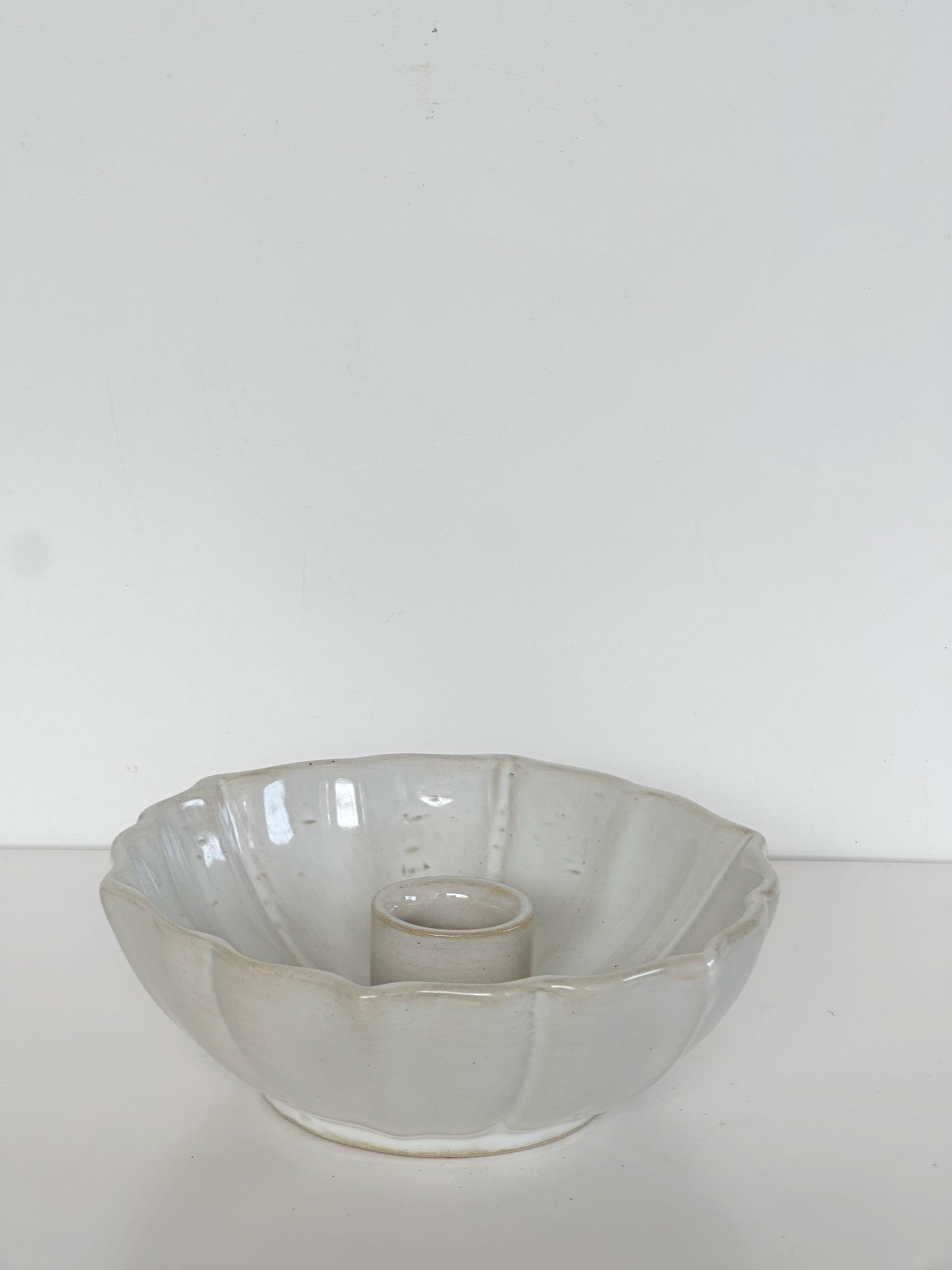 White Lotus Candleholder
