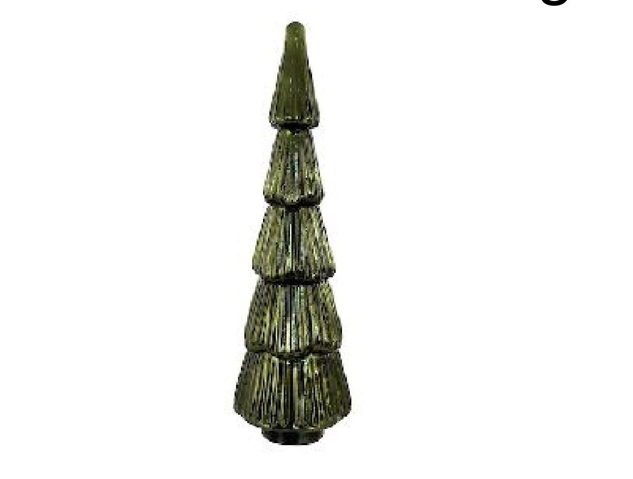 Green Glass Tree