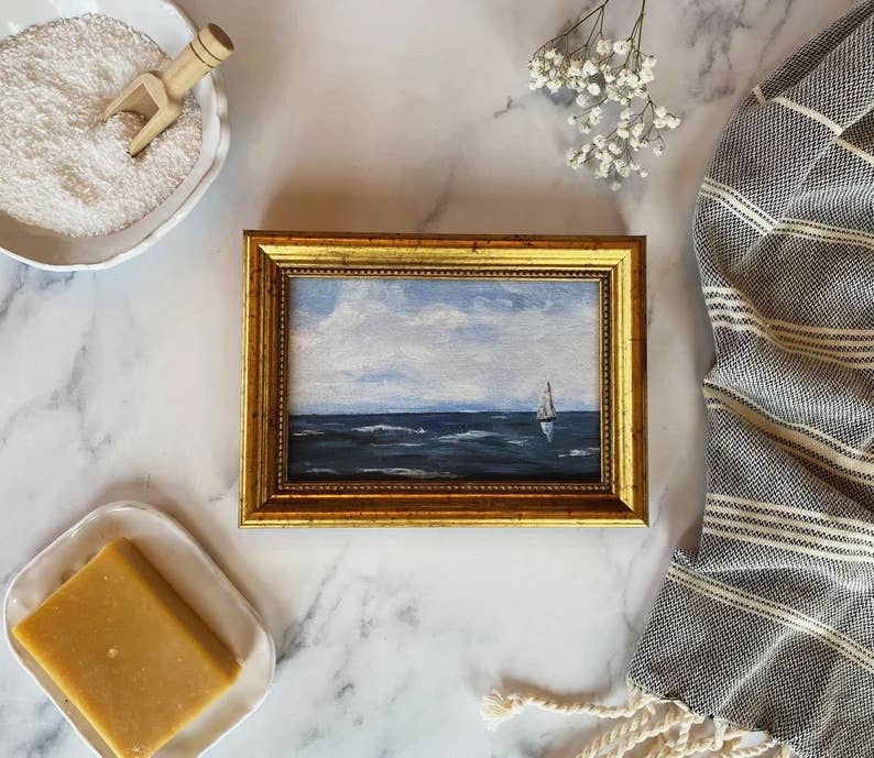 SAILBOAT NO. 6 - Art Print (unframed): 5x7"