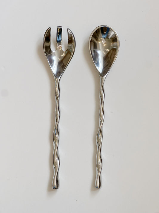 Twisted Aluminum Server Set