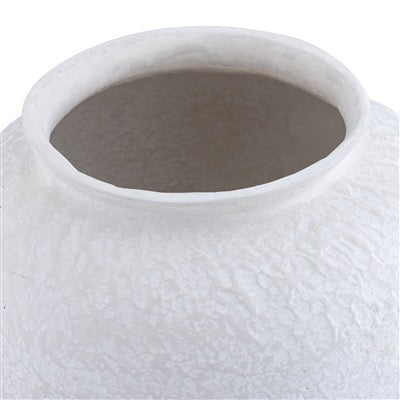 Paper Mache Pot Natural