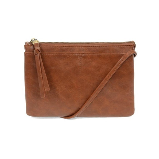 Caramel Liv Multi Pocket Crossbody