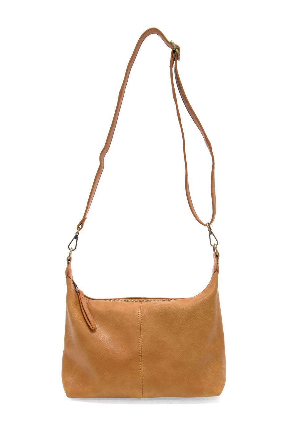 Danna Top Zip Crossbody -Camel