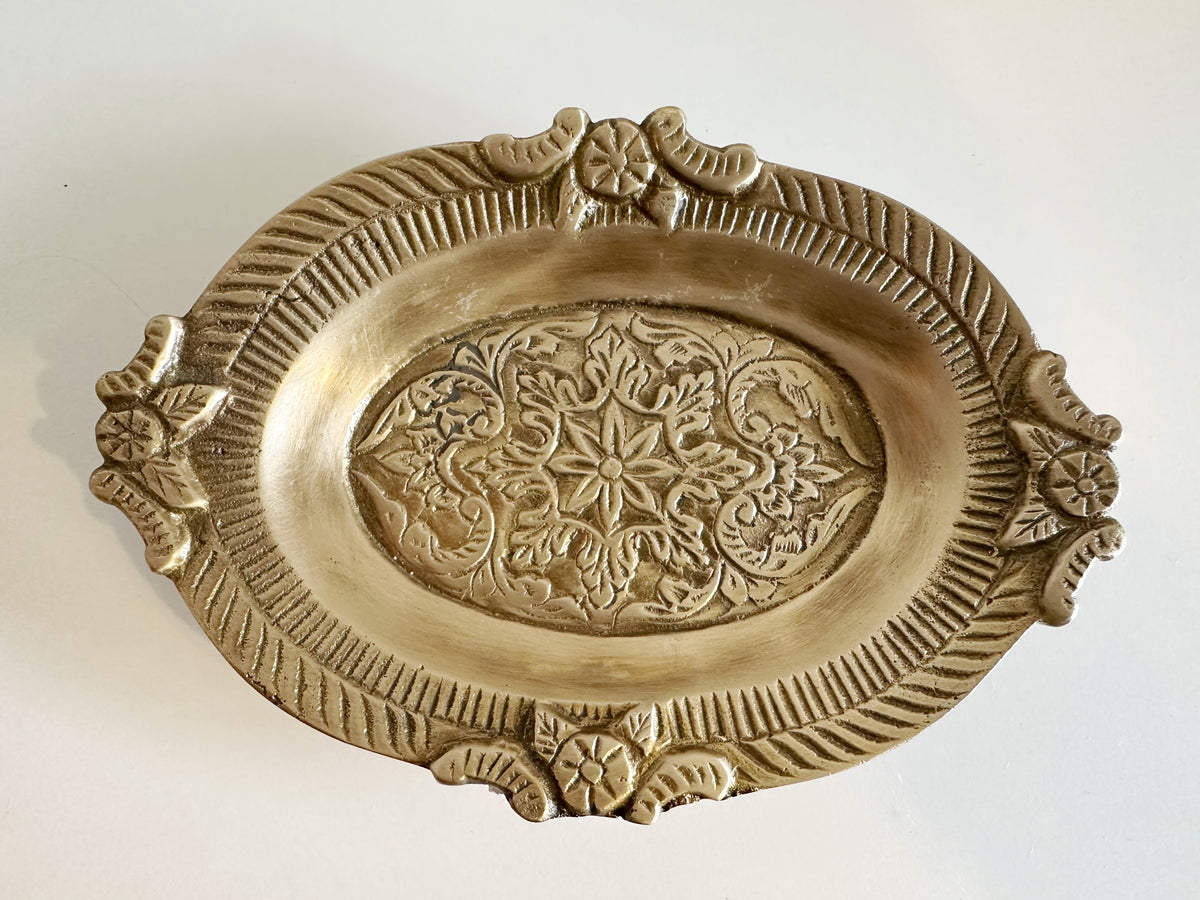 Scalloped Brass Dish - 4 styles available