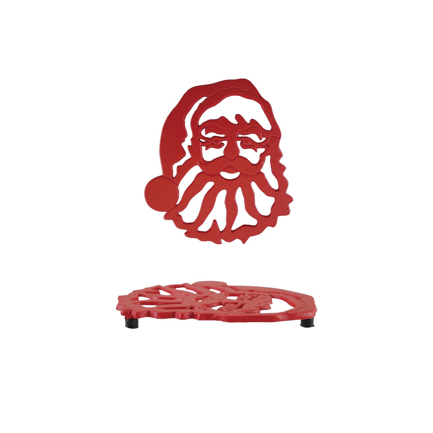 Cast Iron Santa Trivet