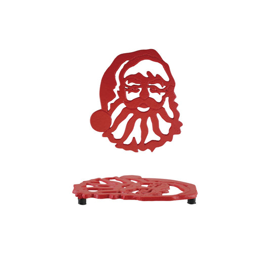 Cast Iron Santa Trivet