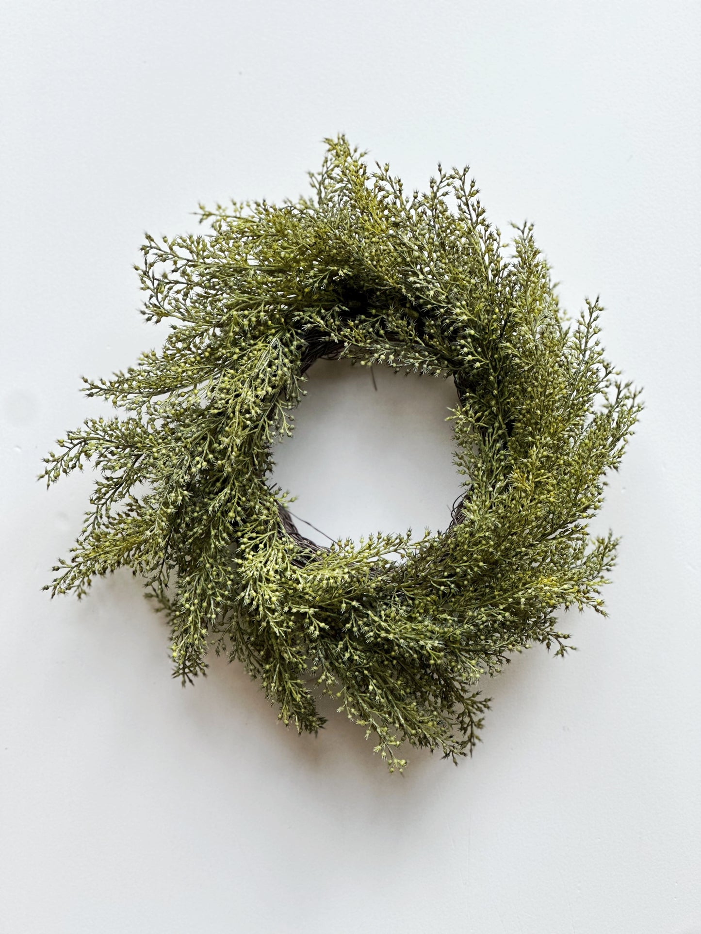 Whickham Wheat Candle Ring-Moss