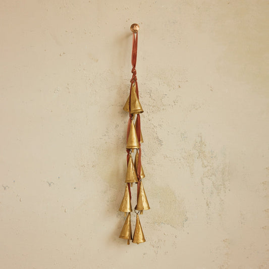Velvet Ribbon Hanger w/ 10 Bells