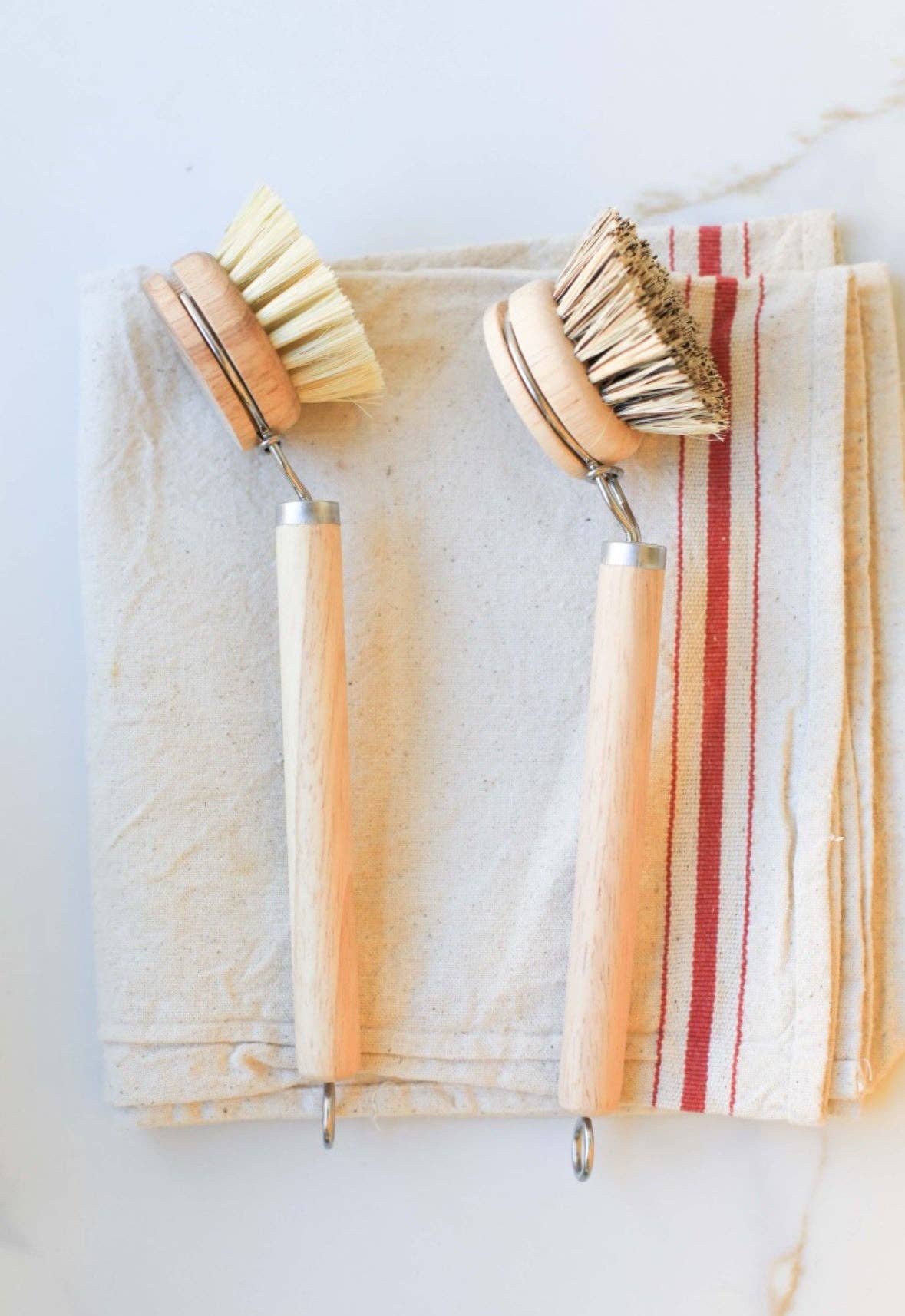 Long Handle Pot Brush: Horsehair