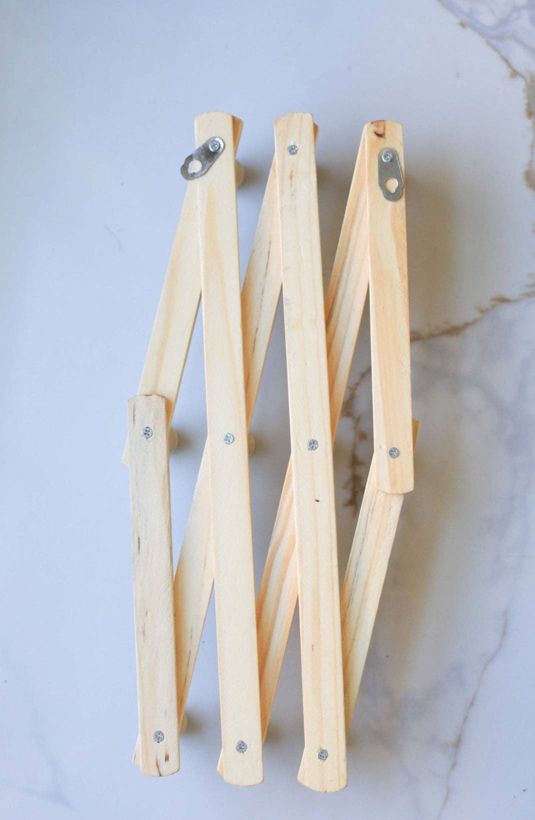 Wooden Coat Rack Wall Mounted: Brown