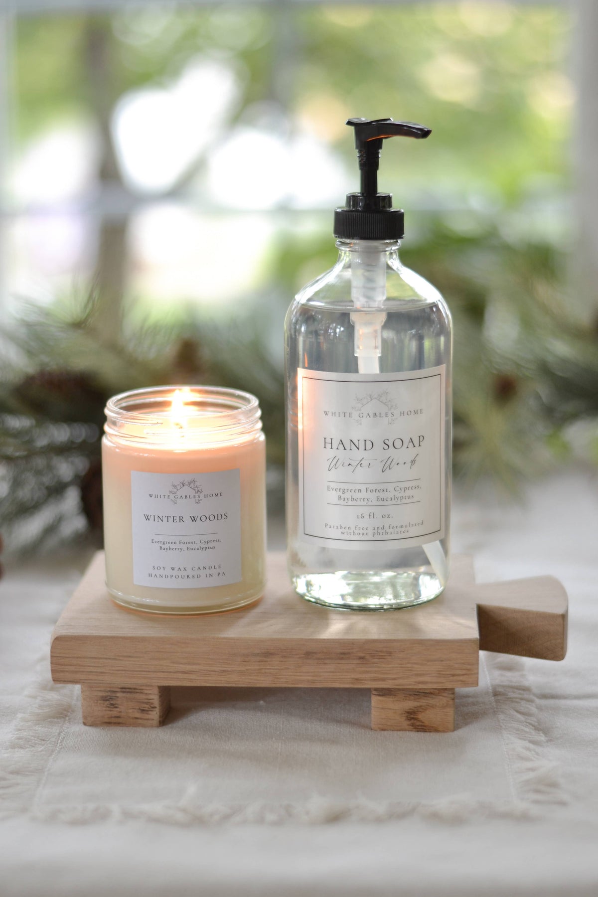 Winter Woods Handpoured 8 oz. Soy Candle | Made in USA