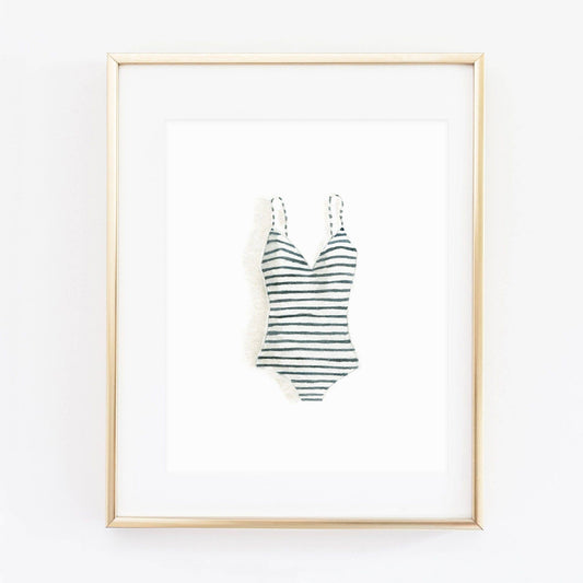 Swimsuit art print: 8x10