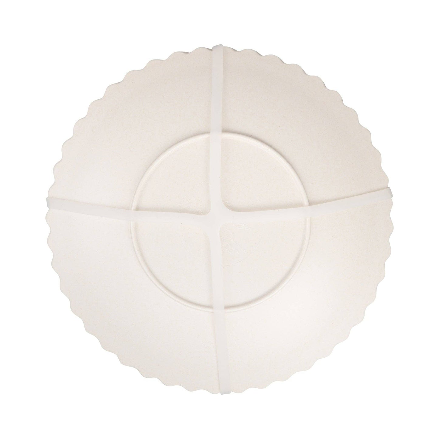 Floral Bamboo Paper Plate Set