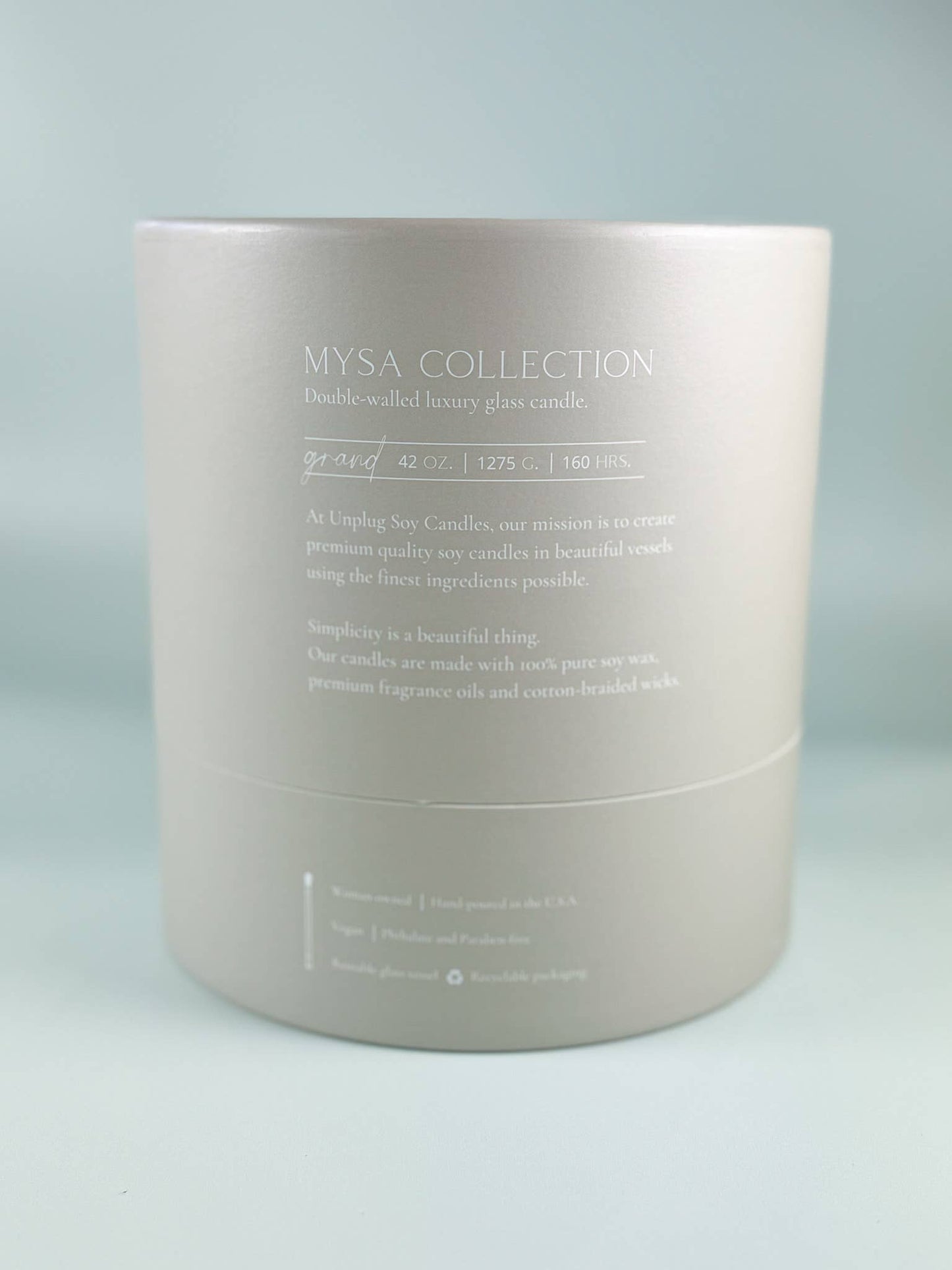 NEW! Mysa Candle Collection - Grand (Large): Sugared Citrus