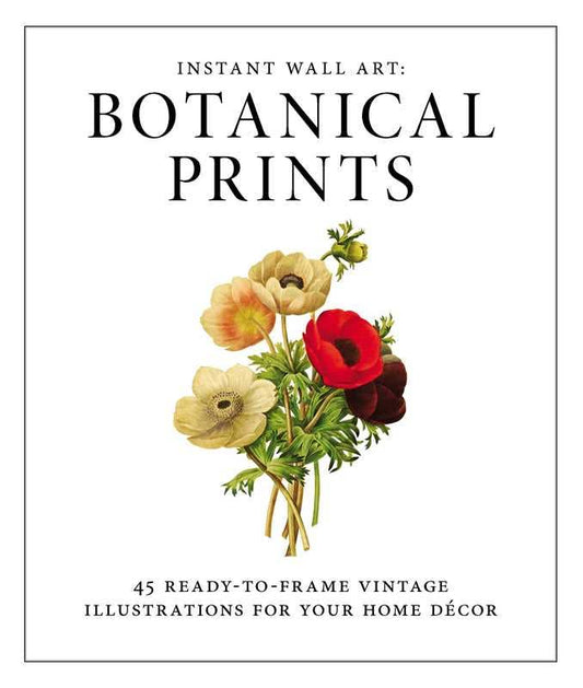 Instant Wall Art - Botanical Prints by Adams Media