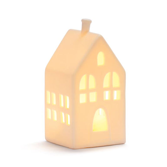 White LED ceramic houses