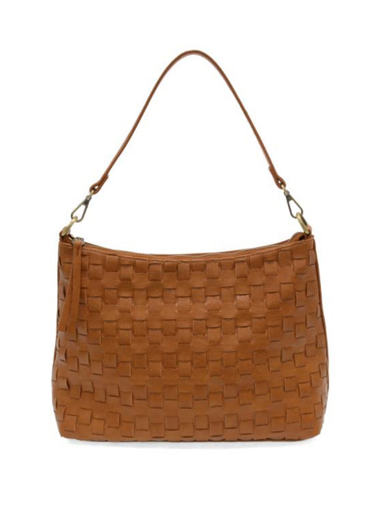 Cognac Winnie Woven Hobo