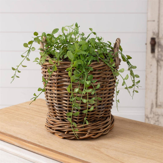 Basket - Rattan With Handles